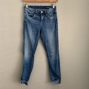 Blank NYC raw edge intro skinny jeans